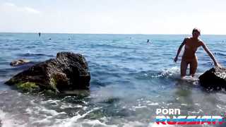 Russian nudist beach full of sexy girls and MILFs